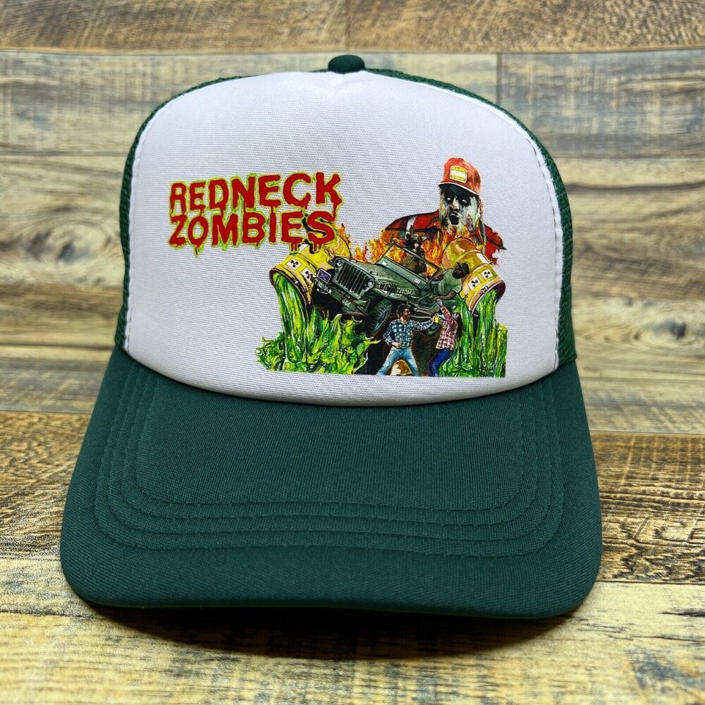 Redneck Zombies Unisex Trucker Hat Cult Horror Movie Baseball Cap